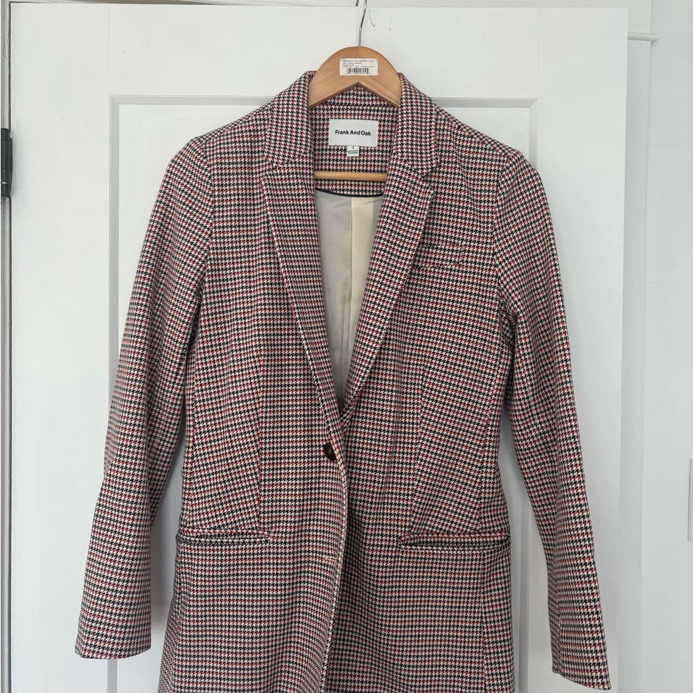 Frank and Oak Gingham Blazer